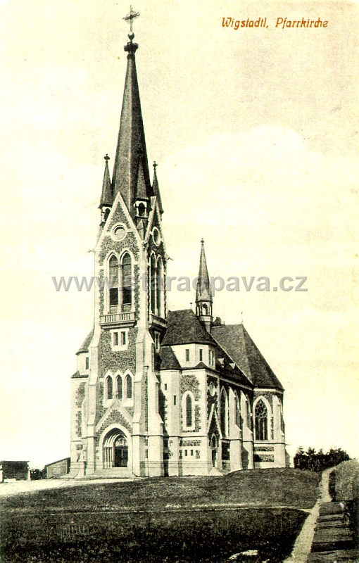 0005-Vitkov1914.jpg - Velký kostel - po dokončení stavebního díla.