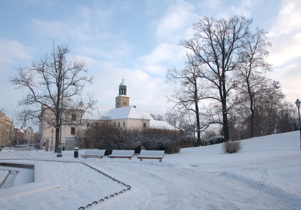 Opava pod sněhem 2021