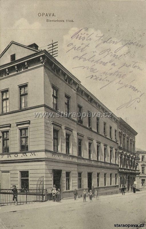 pekarska.jpg - Pohlednice prošlá poštou v roce 1911.