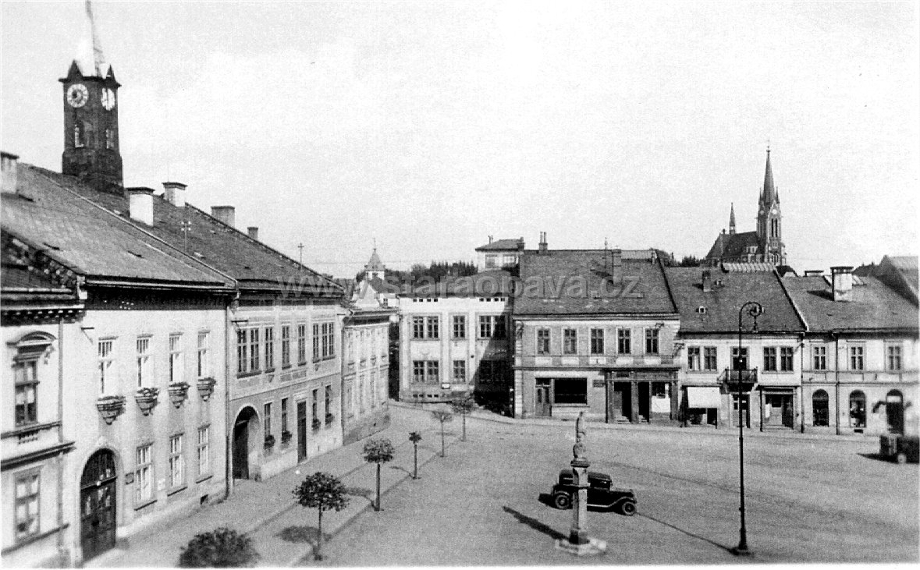 0023-Vitkov1933_07.jpg - Náměstí - severovýchod.